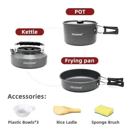 PACOONE Outdoor Cooking Kit