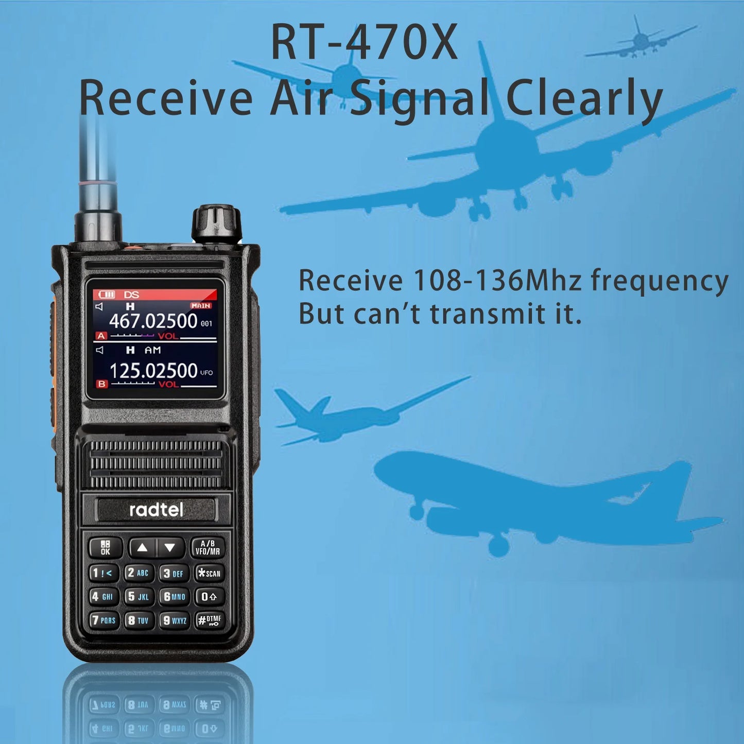 Radtel RTX Multiband Two-Way Radio