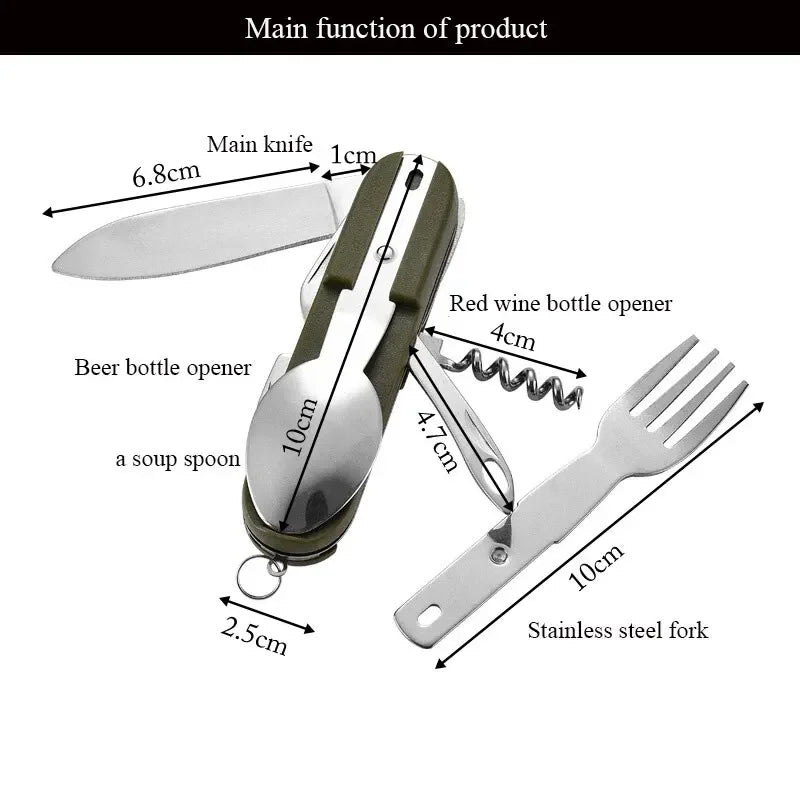 Adventure Gear Foldable Utensil Set