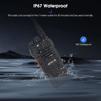 Retevis High Power Waterproof Walkie Talkie