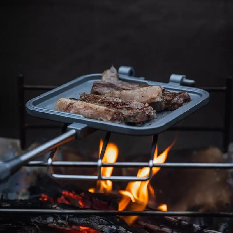 Camping Double-Sided Toaster Tray